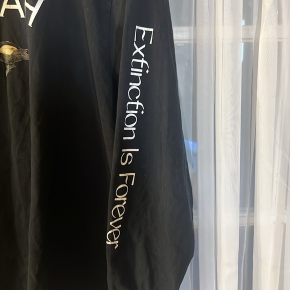 noah X feminist bird club long sleeve tee Unisex Large Black - Picture 5 of 10